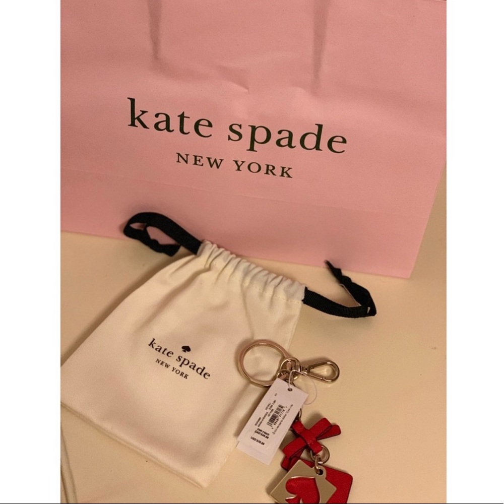 ♠️ Red Kate Spade Keychain